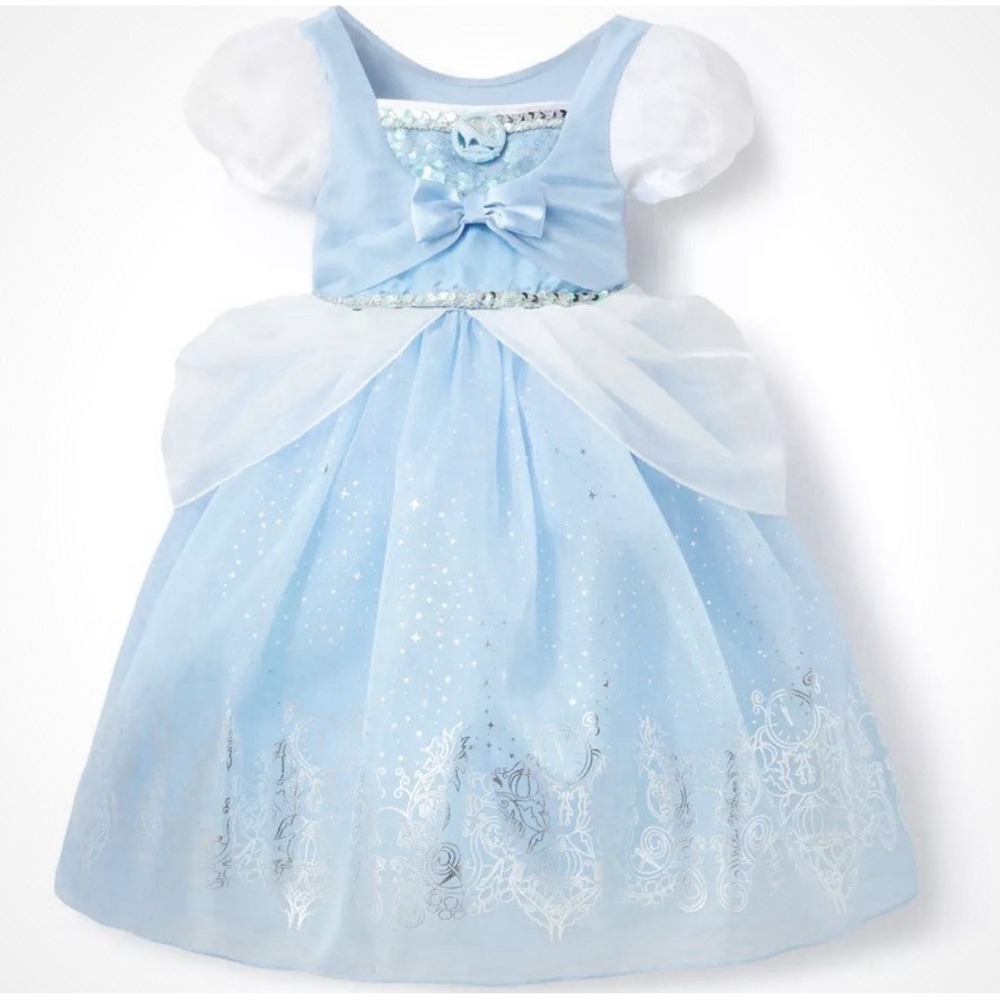 Disney store Cinderella Costume Dress Princess SZ 11/12 NWT